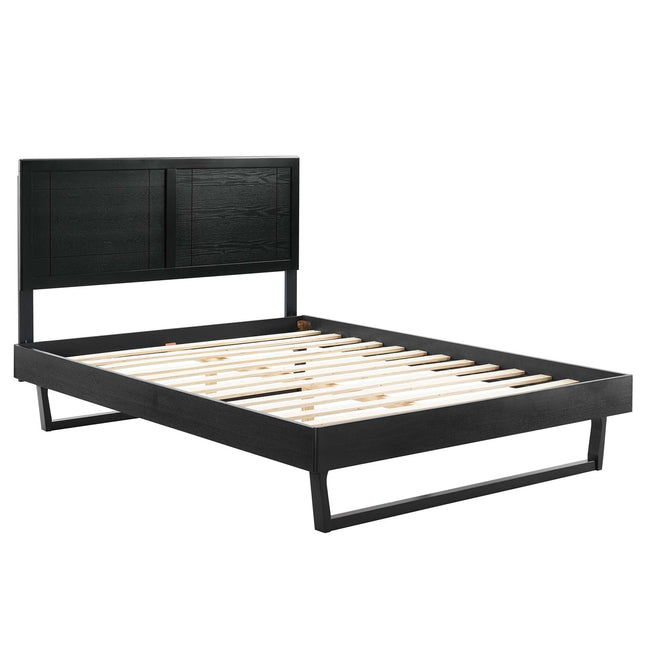 Modway MOD-6625 Marlee Wood Full Platform Bed With Angular Frame Modway