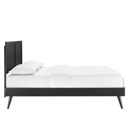 Modway MOD-6629 Marlee Wood King Platform Bed With Splayed Legs Modway