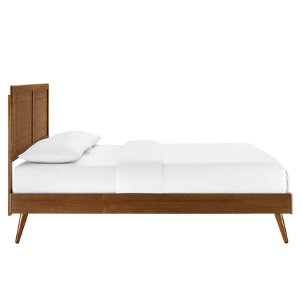 Modway MOD-6629 Marlee Wood King Platform Bed With Splayed Legs Modway