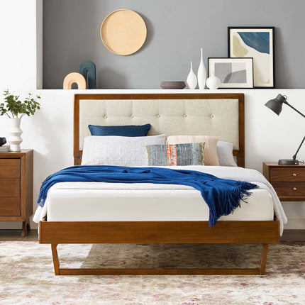 Modway MOD-6634 Willow Wood Full Platform Bed With Angular Frame Modway