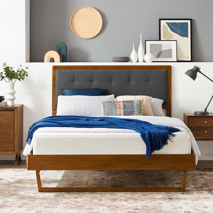 Modway MOD-6634 Willow Wood Full Platform Bed With Angular Frame Modway