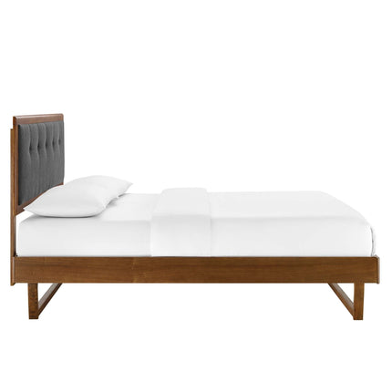 Modway MOD-6634 Willow Wood Full Platform Bed With Angular Frame Modway