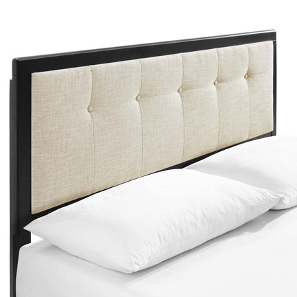 Modway MOD-6638 Willow Wood King Platform Bed With Splayed Legs Modway