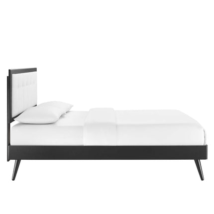Modway MOD-6638 Willow Wood King Platform Bed With Splayed Legs Modway