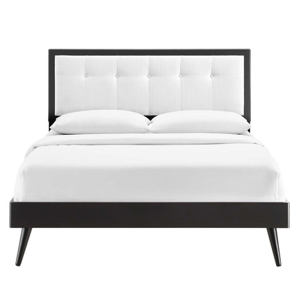 Modway MOD-6638 Willow Wood King Platform Bed With Splayed Legs Modway