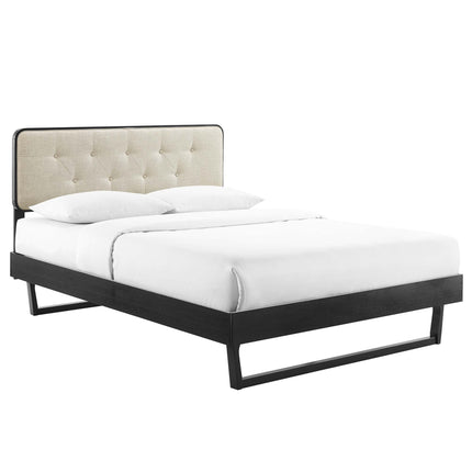 Modway MOD-6643 Bridgette Wood Full Platform Bed With Angular Frame Modway