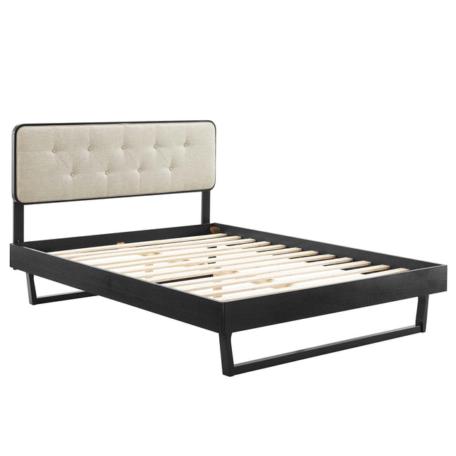 Modway MOD-6643 Bridgette Wood Full Platform Bed With Angular Frame Modway