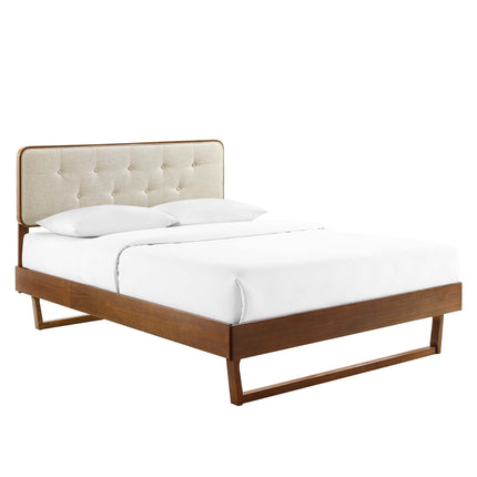 Modway MOD-6643 Bridgette Wood Full Platform Bed With Angular Frame Modway
