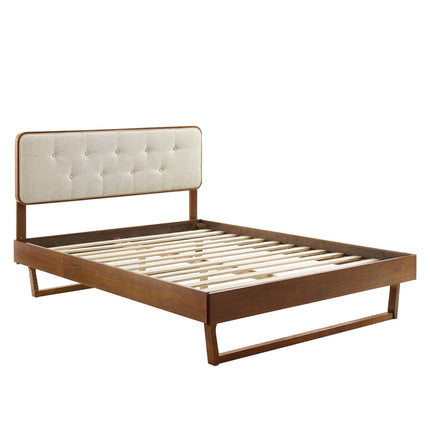Modway MOD-6644 Bridgette Wood King Platform Bed With Angular Frame Modway