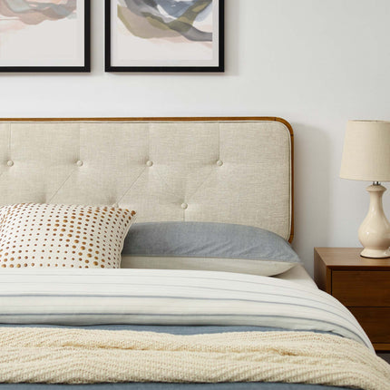 Modway MOD-6646 Bridgette Wood Full Platform Bed With Splayed Legs Modway