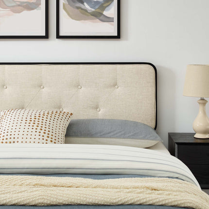 Modway MOD-6647 Bridgette Wood King Platform Bed With Splayed Legs Modway