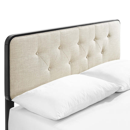 Modway MOD-6647 Bridgette Wood King Platform Bed With Splayed Legs Modway