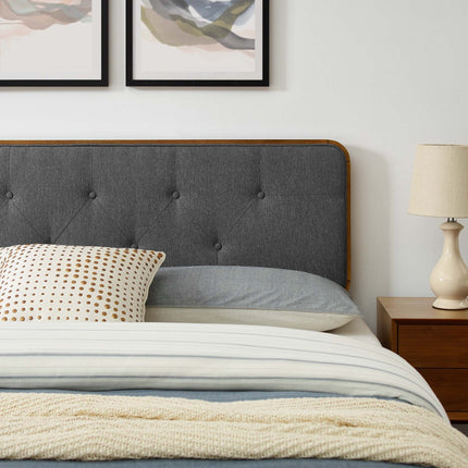 Modway MOD-6648 Bridgette Wood Twin Platform Bed With Splayed Legs Modway
