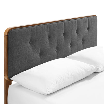 Modway MOD-6648 Bridgette Wood Twin Platform Bed With Splayed Legs Modway