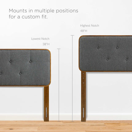 Modway MOD-6648 Bridgette Wood Twin Platform Bed With Splayed Legs Modway