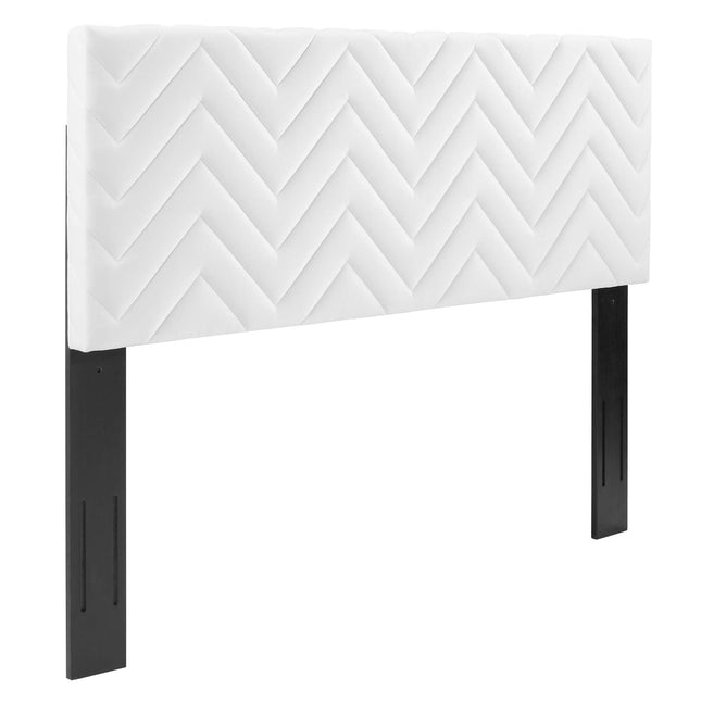 Modway MOD-6659 Mercy Chevron Tufted Performance Velvet Full/Queen Headboard Modway