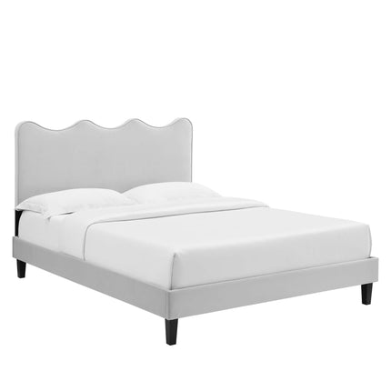 Modway MOD-6738 Current Performance Velvet King Platform Bed Modway