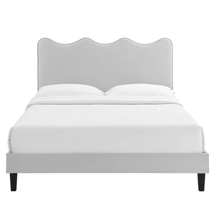 Modway MOD-6738 Current Performance Velvet King Platform Bed Modway