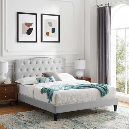Modway MOD-6780 Amber Performance Velvet Twin Platform Bed Modway