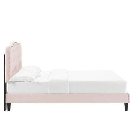 Modway MOD-6780 Amber Performance Velvet Twin Platform Bed Modway
