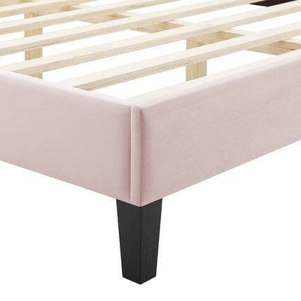 Modway MOD-6780 Amber Performance Velvet Twin Platform Bed Modway