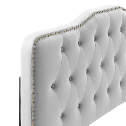 Modway MOD-6786 Amber Tufted Performance Velvet King Platform Bed Modway