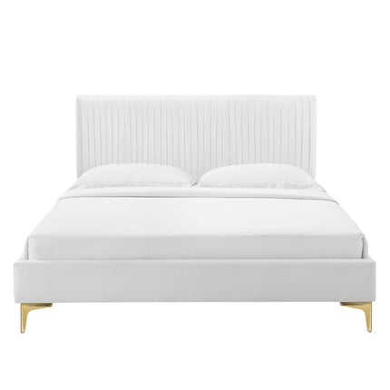 Modway MOD-6868 Peyton Performance Velvet Full Platform Bed Modway