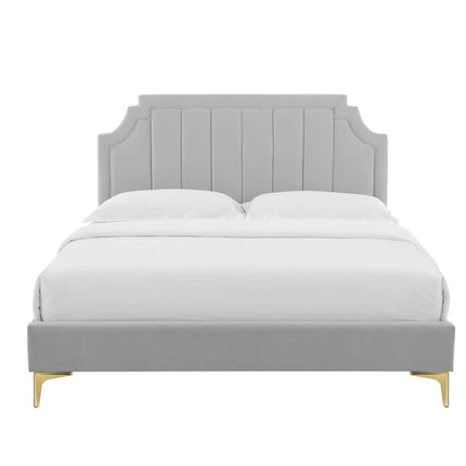 Modway MOD-6912 Sienna Performance Velvet Full Platform Bed - Plaza Home Decor