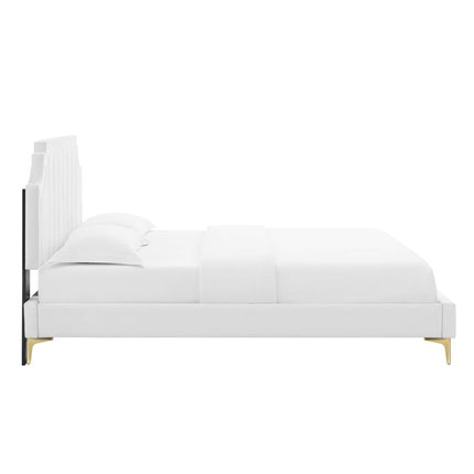 Modway MOD-6918 Sienna Performance Velvet King Platform Bed - Plaza Home Decor