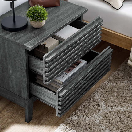 Modway MOD-6964 Render Two-Drawer Nightstand Modway