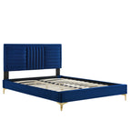Navy / Performance Velvet