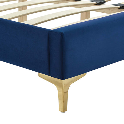 Modway MOD-6995 Sofia Channel Tufted Performance Velvet Full Platform Bed - Plaza Home Decor