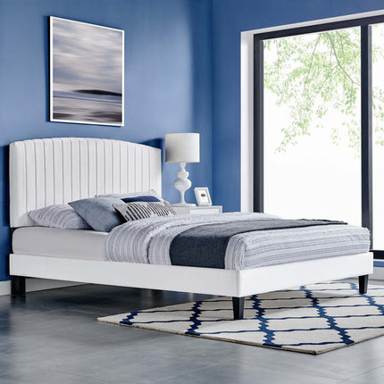 Modway MOD-7037 Alessi Performance Velvet Full Platform Bed Modway