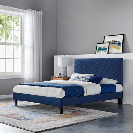 Modway MOD-7038 Roxanne Performance Velvet Full Platform Bed Modway