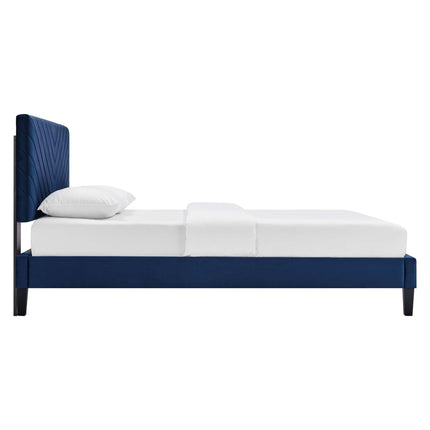 Modway MOD-7038 Roxanne Performance Velvet Full Platform Bed Modway