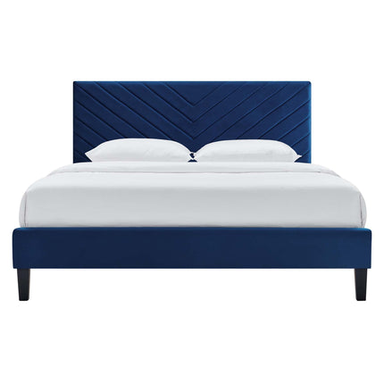 Modway MOD-7038 Roxanne Performance Velvet Full Platform Bed Modway