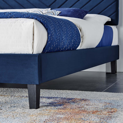 Modway MOD-7038 Roxanne Performance Velvet Full Platform Bed Modway