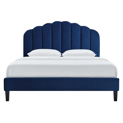 Modway MOD-7039 Daisy Performance Velvet Full Platform Bed Modway