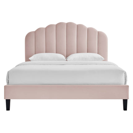 Modway MOD-7039 Daisy Performance Velvet Full Platform Bed Modway
