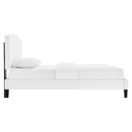 Modway MOD-7041 Alessi Performance Velvet Twin Platform Bed Modway