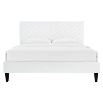 Modway MOD-7046 Roxanne Performance Velvet King Platform Bed Modway