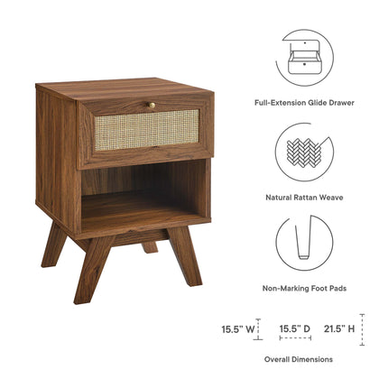 Modway MOD-7049 Soma 1-Drawer Nightstand - Plaza Home Decor