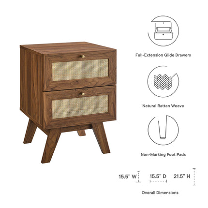 Modway MOD-7050 Soma 2-Drawer Nightstand - Plaza Home Decor