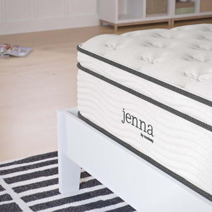 Modway MOD-7087 Jenna 12" Innerspring and Foam Twin Mattress Modway