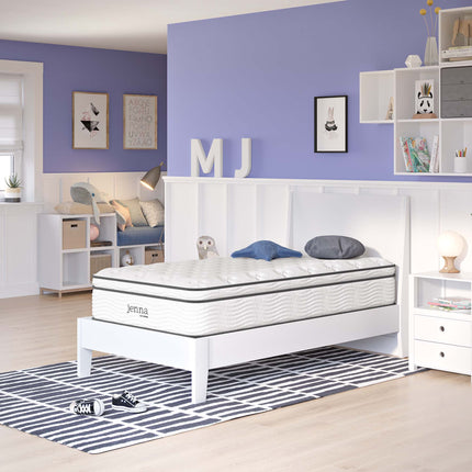 Modway MOD-7087 Jenna 12" Innerspring and Foam Twin Mattress Modway