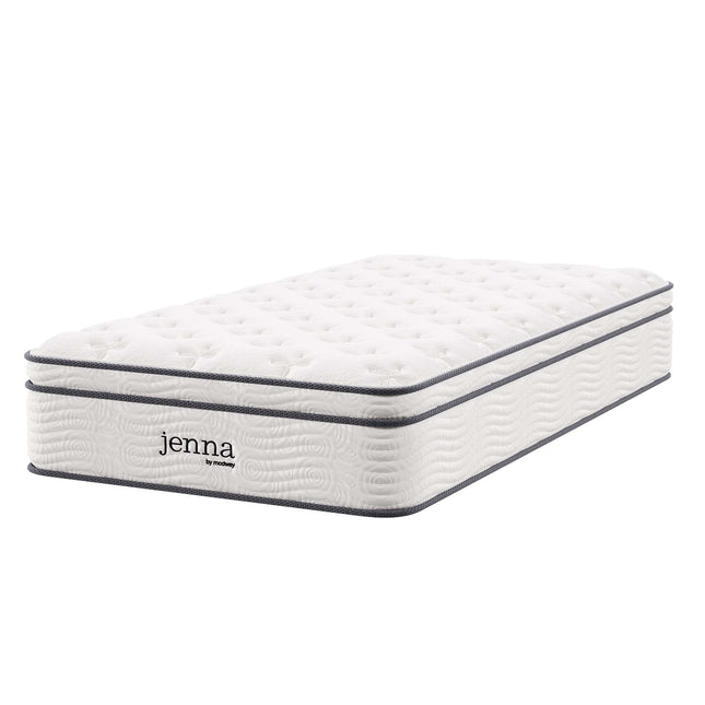 Modway MOD-7087 Jenna 12" Innerspring and Foam Twin Mattress Modway