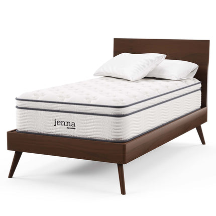 Modway MOD-7087 Jenna 12" Innerspring and Foam Twin Mattress Modway