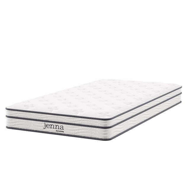 Modway MOD-7092 Jenna 6" Innerspring and Foam Narrow Twin Mattress Modway