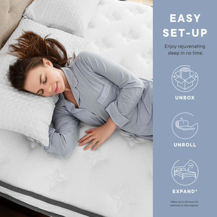Modway MOD-7095 Jenna 6" Innerspring and Foam Queen Mattress Modway