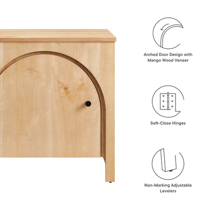 Modway MOD-7109 Appia Arched Door Nightstand Modway